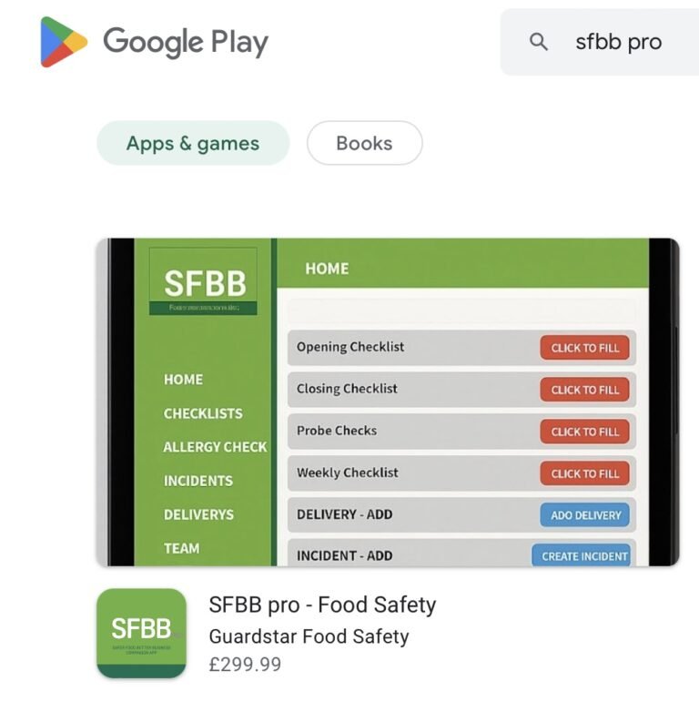 SFBB Pro App Launches on Google Play: Food Safety, Made Simple - SFBB ...