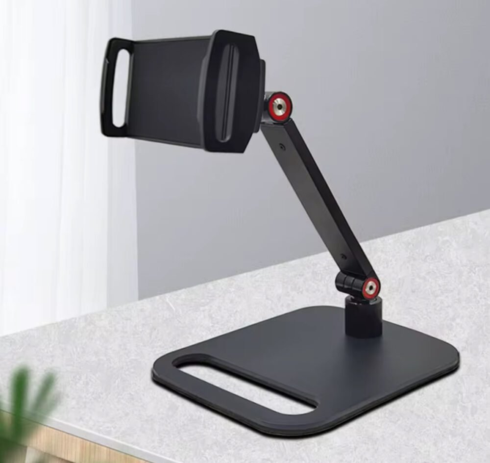 Tablet Stand - 360 degree rotating metal heavy duty - Image 3