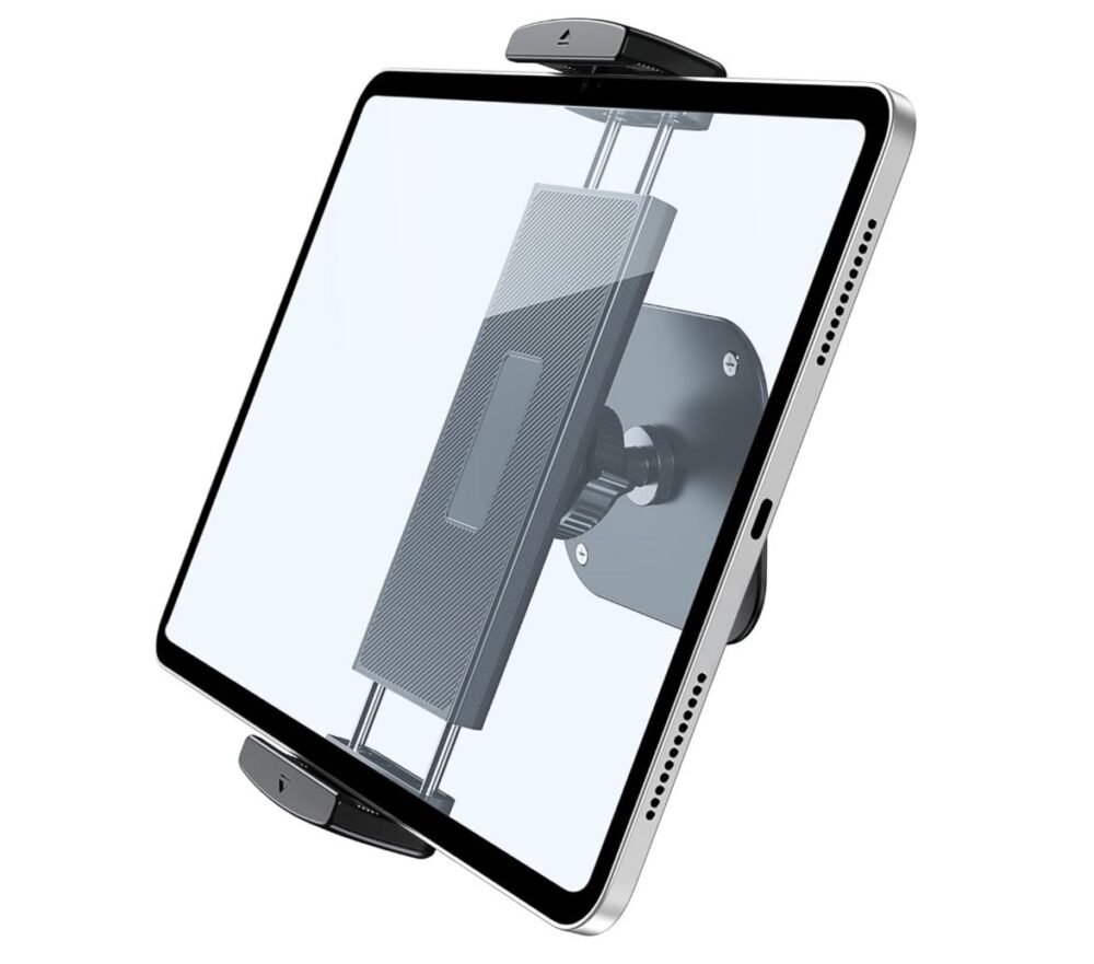 Tablet Wall Mount - Aluminum Wall Mount Holder 360° Rotation Adjustable Wall Mount